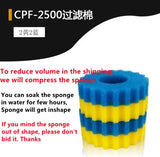 SUNSUN GRECH CPF Replacement Pond Filter Sponge Pads