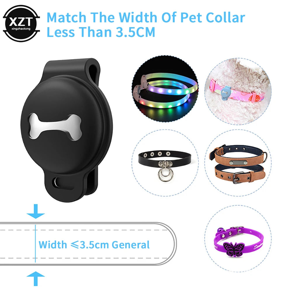 Dog Bone Silicone Bluetooth GPS Tracker for Dogs & Cats