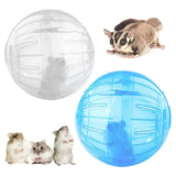 Hamster Exercise Ball — Clear 10cm Running Ball for Safe Free-Roam Play