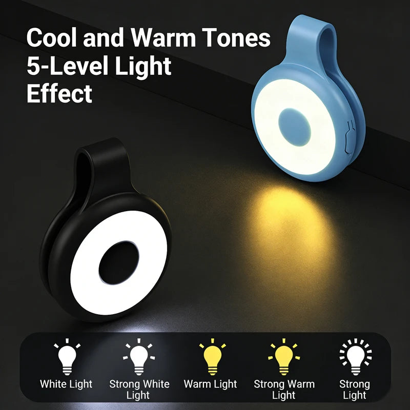 Mini Clip-On LED Fill Light for Pet Photography & Live Streaming