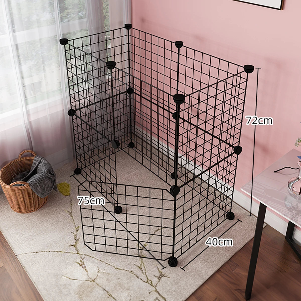 Wire Mesh Pet Cage & Barrier System