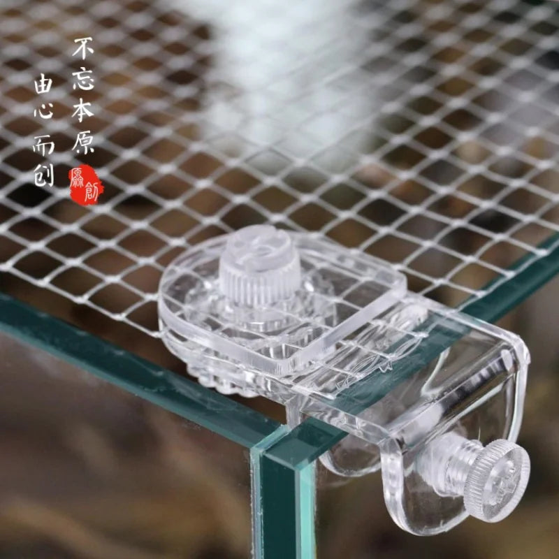 Aquarium Anti-Jump Net Cover Clamp Holder Clips