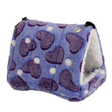 Cozy Small Pet Hideout Bed — Soft Cotton Hammock for Hamsters & Guinea Pigs