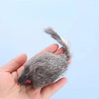 Plush Simulation Mouse Interactive Cat Toy