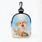 Cartoon Dog Training Treat Bag (Waterproof, Hook Buckle, Portable)