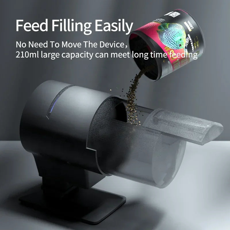 Wi-Fi Smart Automatic Fish Feeder (Long Range, Timer, Countdown)