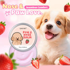 Strawberry Paw Balm for Dogs & Cats — Softens Cracked Pads