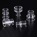Acrylic Aquarium Pipe Variable Diameter Connectors (Transparent, DIY Fittings)