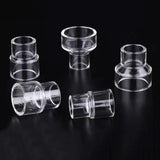 Acrylic Aquarium Pipe Variable Diameter Connectors (Transparent, DIY Fittings)