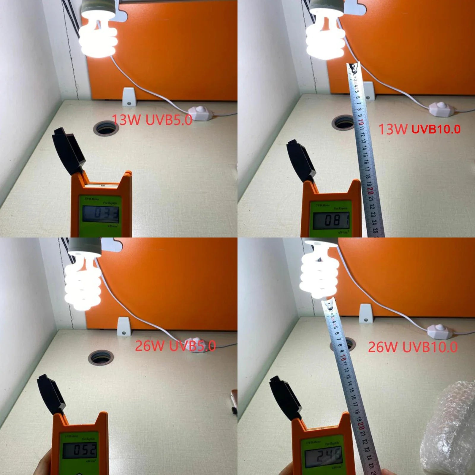Reptile UVB Basking Bulb — 5.0 or 10.0 Output, E27 Fitting