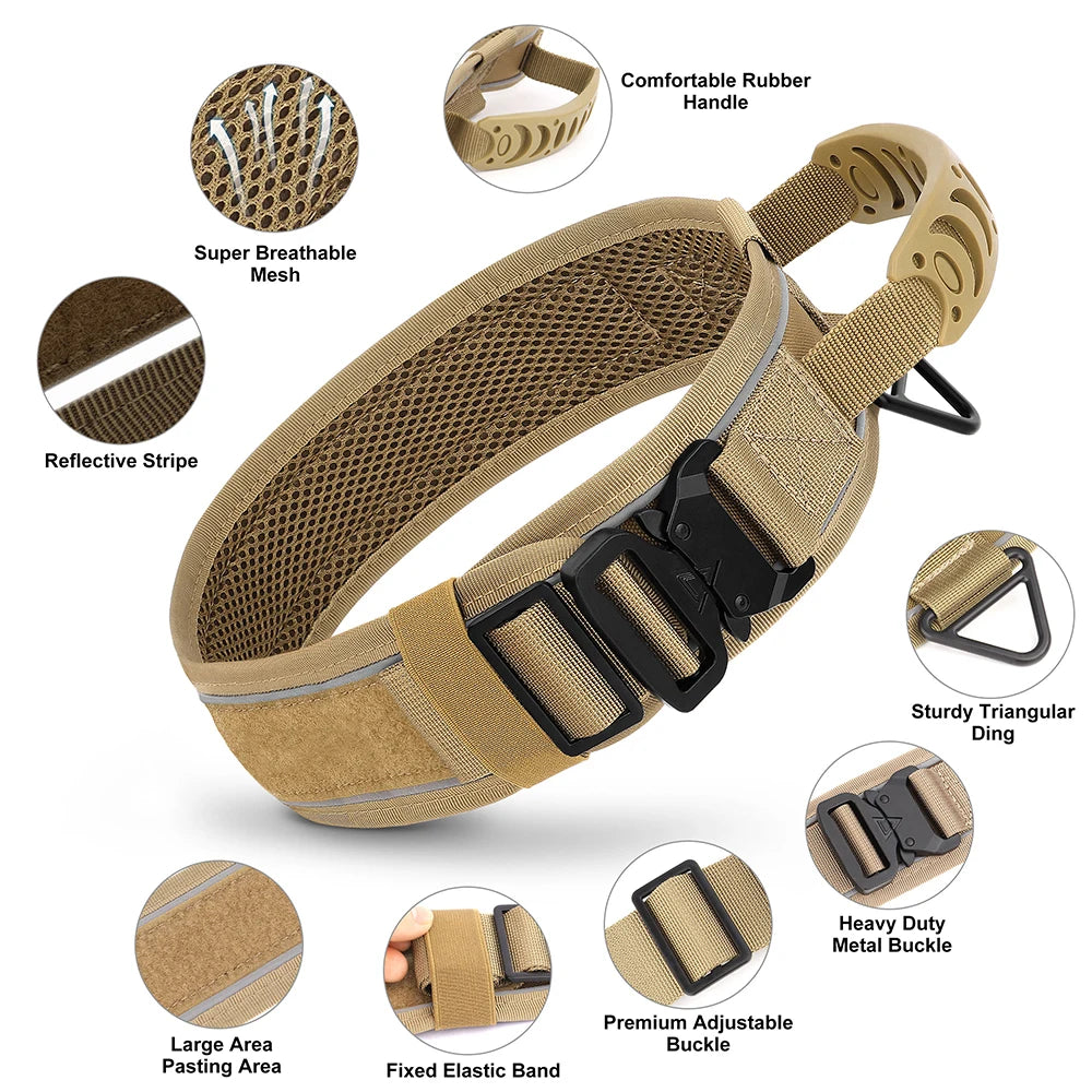 Tactical Dog Collar & Leash Set