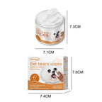 Pet Eye & Tear Stain Wipes — 60-Count Gentle Cleaning Pads