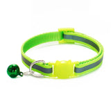 Reflective Cat Collar with Bell — Adjustable Kitten Safety Necklace