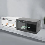 Large Reptile Terrarium — 80×40×40cm Habitat with Digital Thermostat & Sliding Glass Door