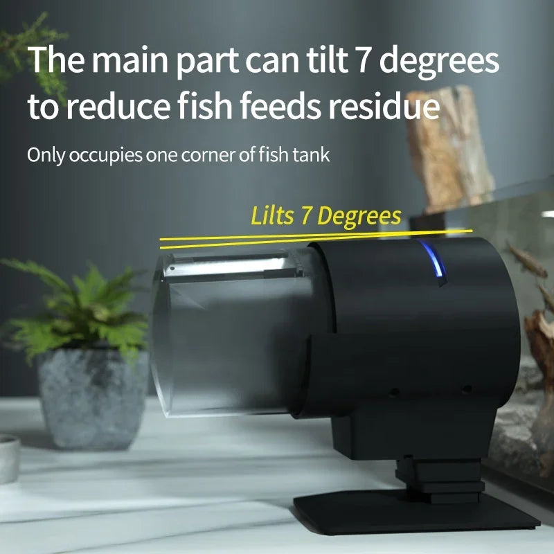 Wi-Fi Smart Automatic Fish Feeder (Long Range, Timer, Countdown)