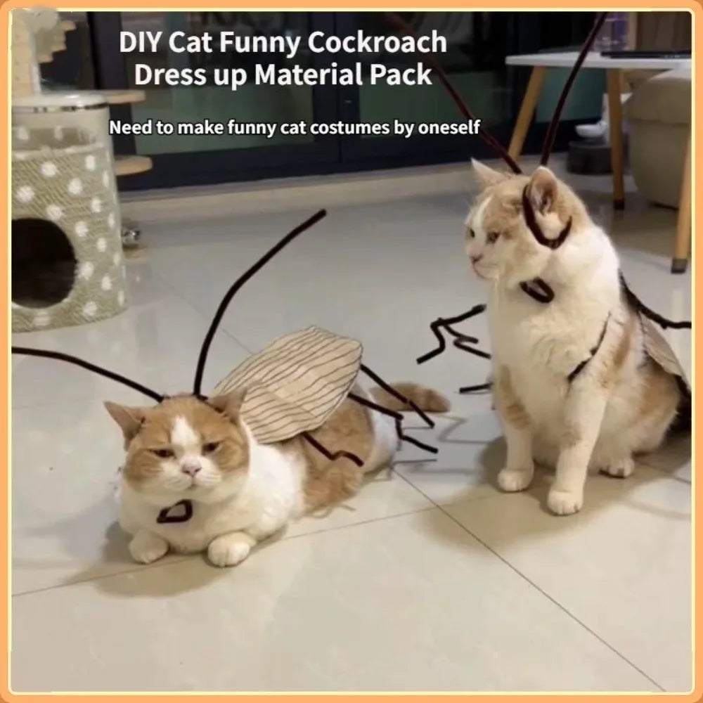 Cat Cockroach Costume Kit — Funny DIY Cosplay Dress-Up Accessory
