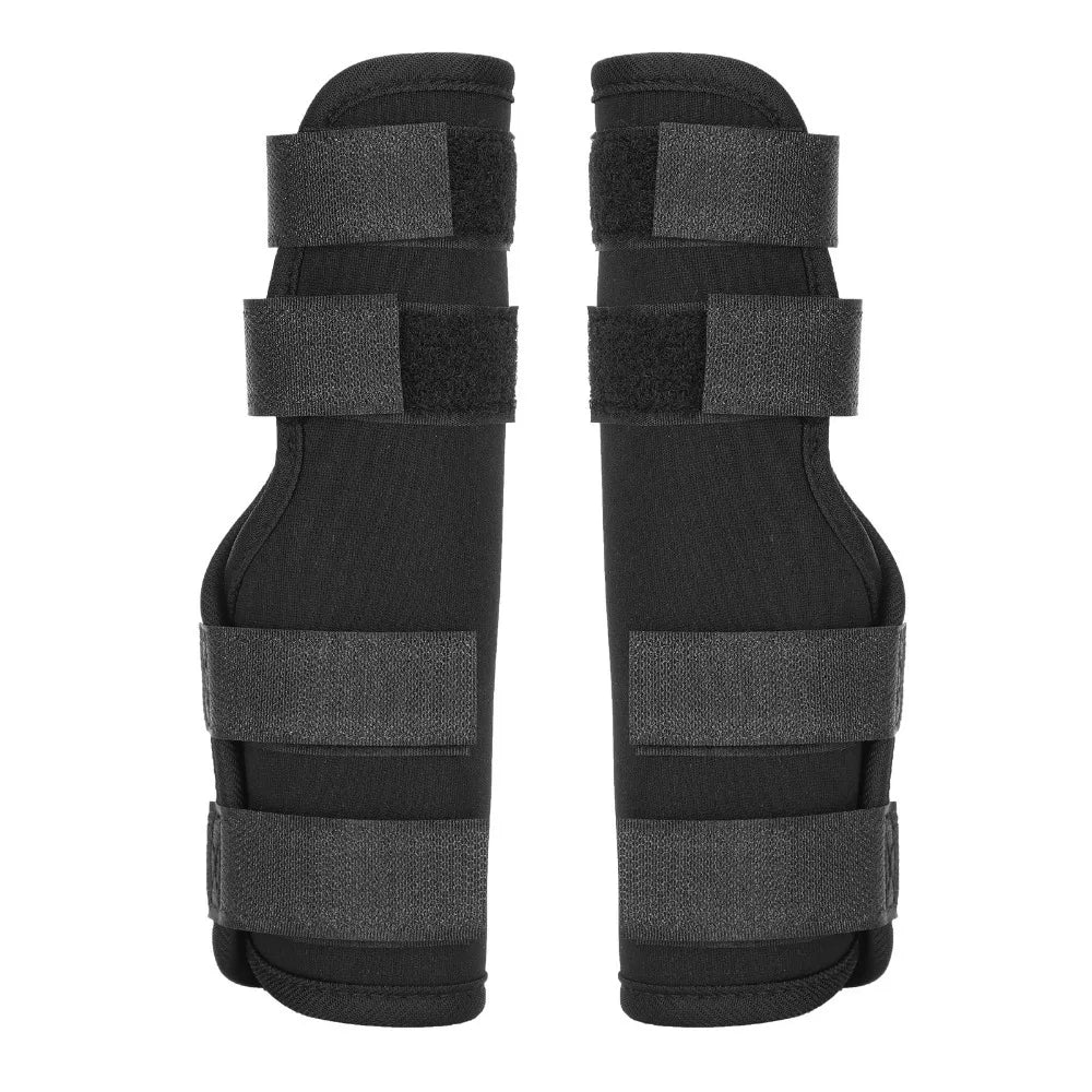 Dog Elbow Leg Brace - 1 Pair, Adjustable, Flexible Fabric