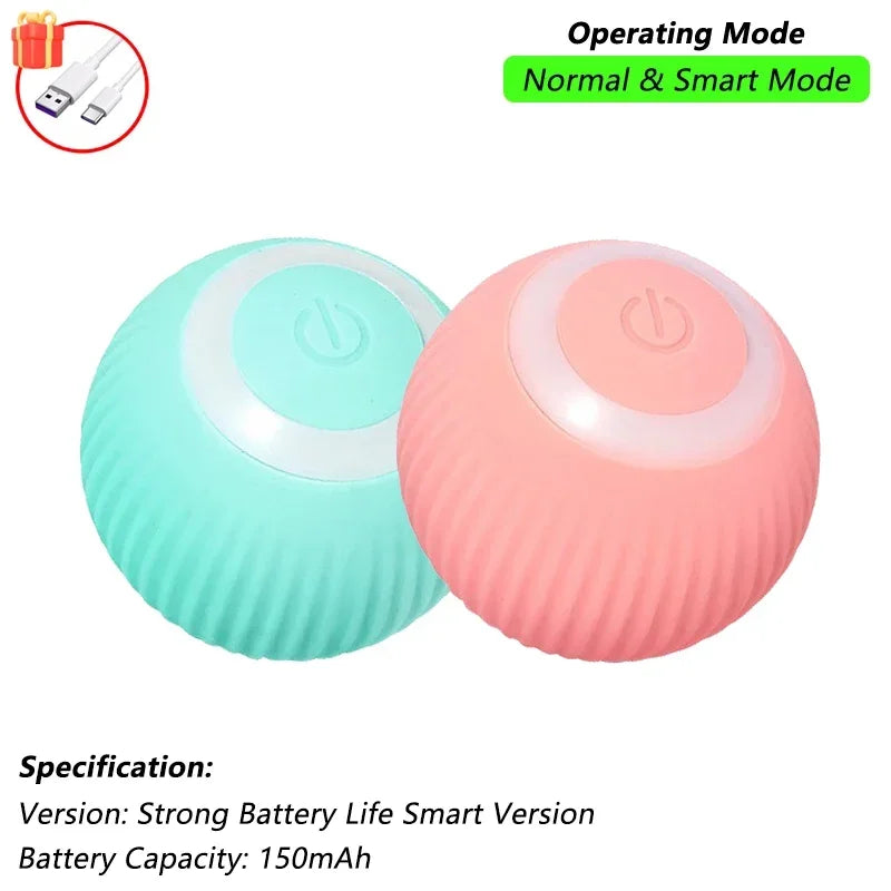 Mouse-Imitating Rolling Ball Cat Toy