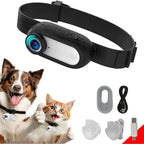 HD 1080P Pet Camera Collar for Dogs & Cats - Wireless Mini Action Cam for Outdoor Use