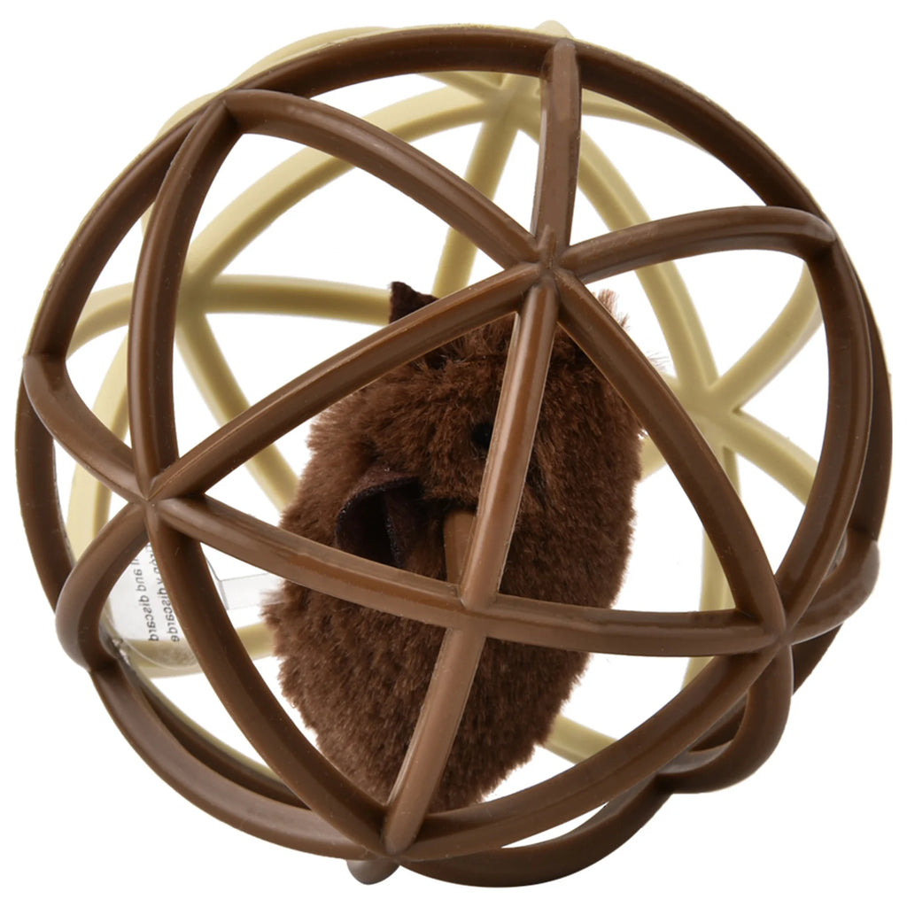 Sisal Ball Puzzle Mouse Toy — Claw & Molar Grinding Cat Ball