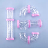 Hamster Tunnel Tube Set — DIY Modular Pipes for Cage Play