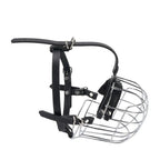 Metal Basket Dog Muzzle (Anti-Bite, Breathable, Easy Clean)