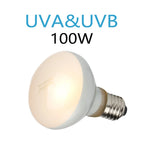 2-Pack UVA/UVB Reptile Heat Lamp — Sun-Like Basking Bulb, 75W