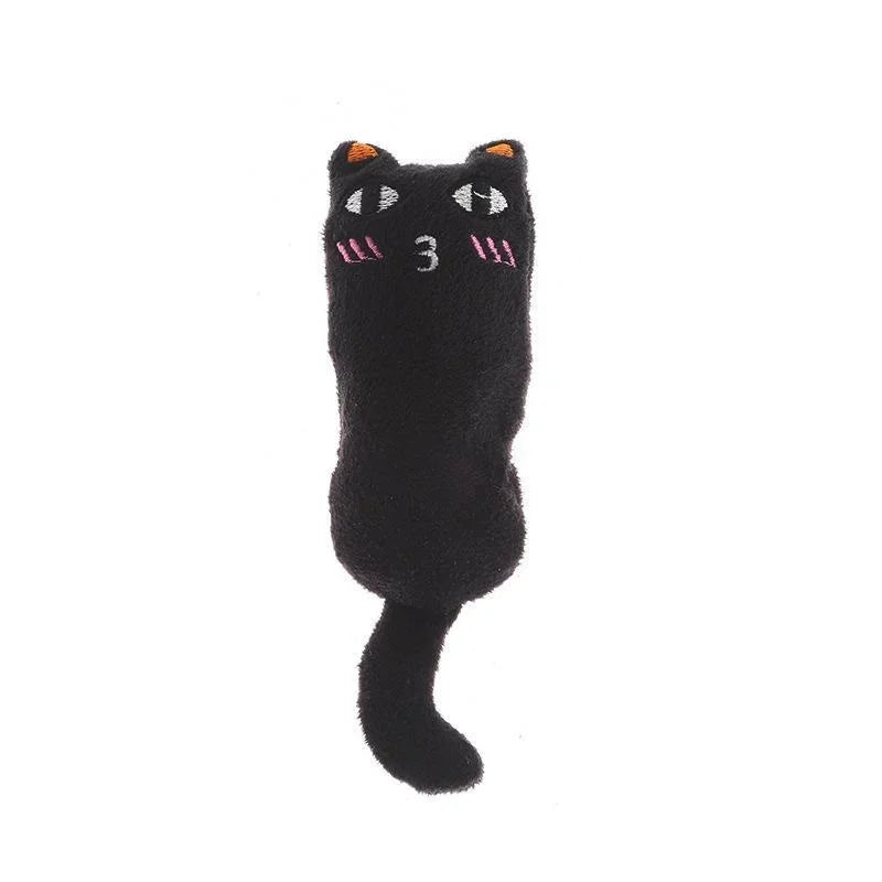 Catnip Rustle Sound Plush Thumb Pillow Cat Toy — Teeth Grinding & Kitten Chew Toy