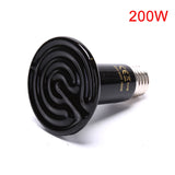 Far Infrared Ceramic Heat Emitter — No-Light Reptile Heater, 25W–200W