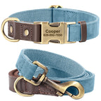 Personalized Dog Collar & Leash Set