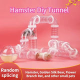 Hamster Tunnel Tube Set — DIY Modular Pipes for Cage Play