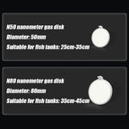 Disc Bubble Air Stone Diffuser (Aquarium Oxygen Aerator, Fine Bubble)