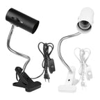 360° Rotating E27 Lamp Holder — Clip-On Reptile Heat & UV Fixture