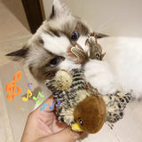 Washable Plush Flying Bird Cat Toy
