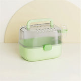 Transparent Hamster Habitat — Mini Villa-Style Small Pet Cage