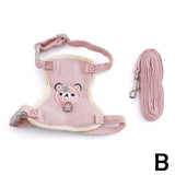 Bunny-Style Cat Harness & Leash Set — Escape-Proof Vest for Outdoor Walking