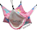 Cozy Fleece Hideout Hammock for Hamsters, Guinea Pigs & Sugar Gliders
