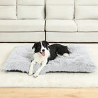 Long Plush Pet Cushion Bed