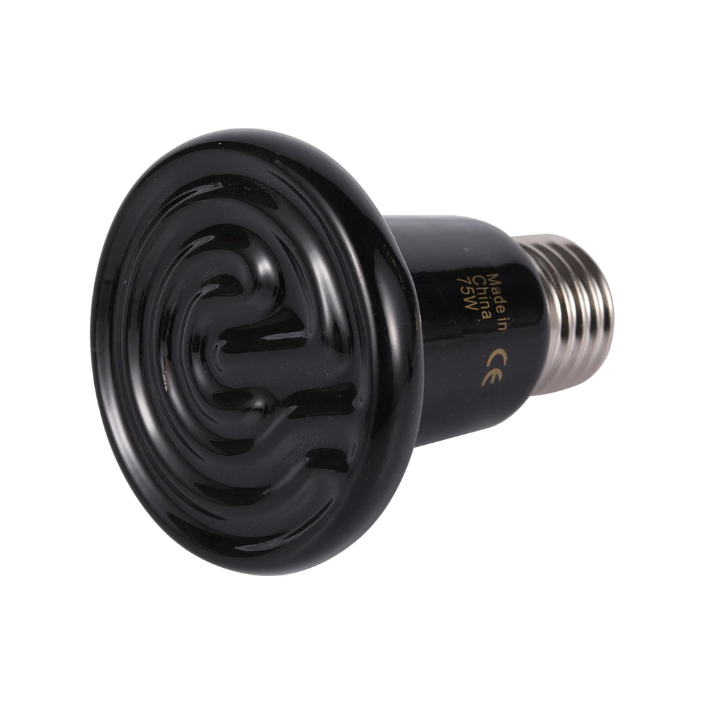 Ceramic Pet Heating Lamp — E27 Reptile Bulb for Tortoises, Snakes & Spiders