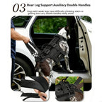 Full Support Dog Wheelchair Harness (Waterproof, D-Ring Attachments, Adjustable)