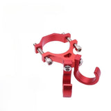 Portable Double Metal Electric Scooter Hooks Bike Shelf Tube Storage Hanger Buckle for Ebikes Helmet Rack