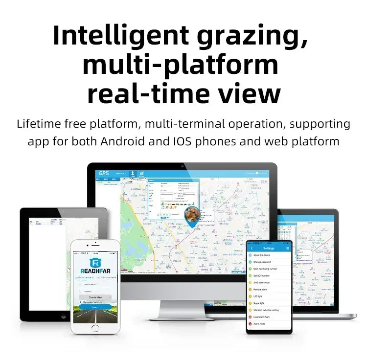4G Solar GPS Livestock Tracker for Cattle, Sheep, Horses & Camels - Waterproof