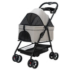 Lightweight Foldable Pet Stroller for Poodles, Cats & Small Breeds — Outdoor Travel Trolley