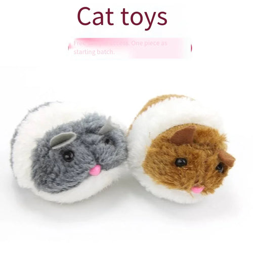 2-Pack Vibrating Spring Mouse Toy — Battery-Free Automatic Cat Toy