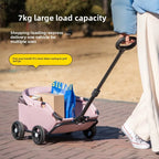 HXL Lightweight Foldable Outdoor Pet Carrier Stroller for Cats & Dogs