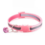 Reflective Cat Collar with Bell — Adjustable Kitten Safety Necklace