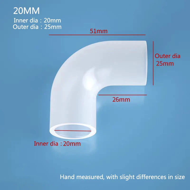 Soft Silicone Aquarium Elbow Connector (Flexible Joint, Hard Tube Adapter)