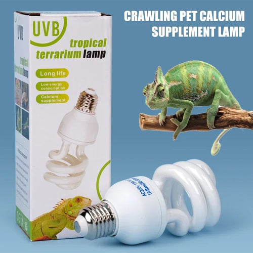 UVB Reptile Lamp 5.0/10.0 — Desert Terrarium Bulb, 13W/26W