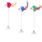 Cartoon Feather Wand Cat Toy with Bell