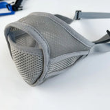 Dog Mesh Muzzle (Anti-Bite, Anti-Lick, Breathable, Adjustable)
